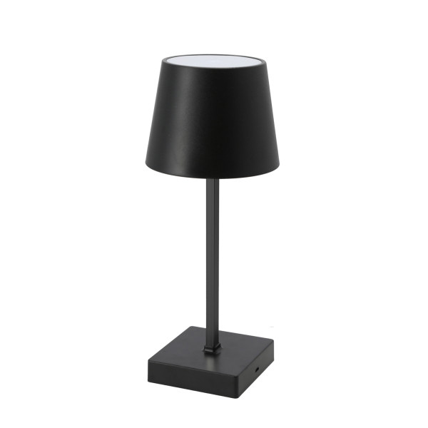 LED Tischleuchte, Batterie, schwarz, ca. 26cm