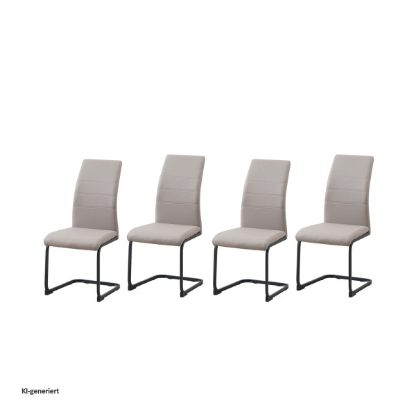 Schwingstuhl SallyP PU Cappuccino