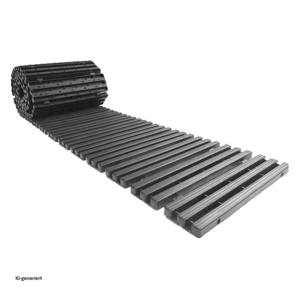 Gartenweg Nessa zum Ausrollen, 16teilig, grau