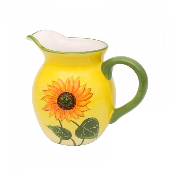neuetischkultur Sonnenblume Keramik Milchkrug