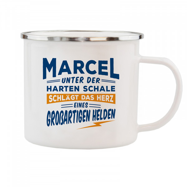 HTI-Living Marcel Echter Kerl Emaille Becher