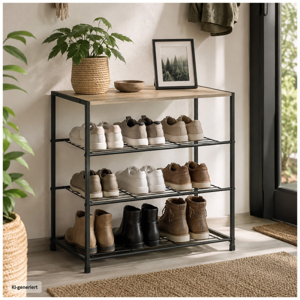 Schuhbank Elio 3 sonoma