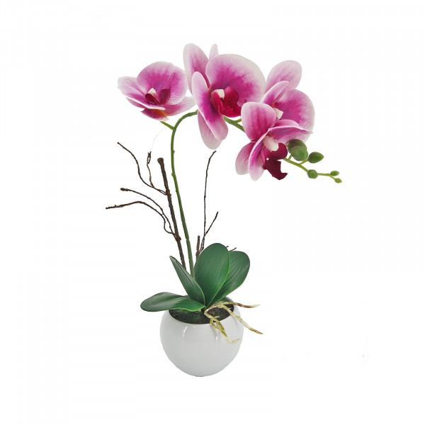 NTK-Collection Leilani Kunstblume Orchidee pink im Topf