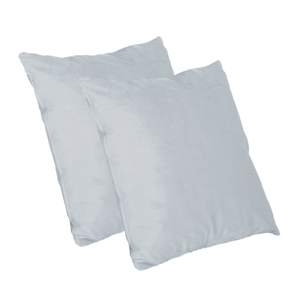 Kissen Nathalie Unifarben Zartblau 2er-Set