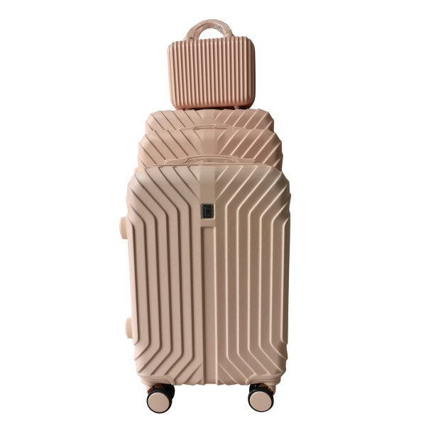 NTK-Collection Mabell Rosa Hartschalenkoffer 4er-Set