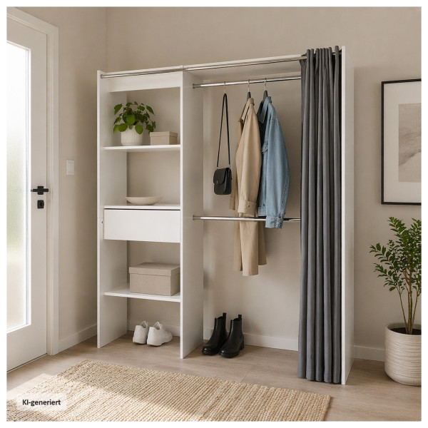 Offene Garderobe Thekla weiß