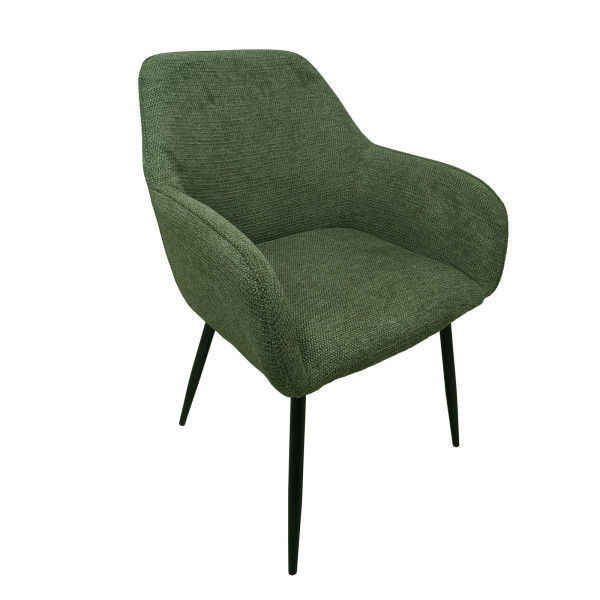HTI-Living Albany Waffelstruktur Grün Armlehnenstuhl