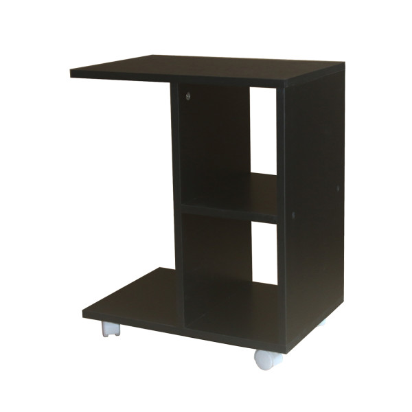 HTI-Living Thekla Schwarz Beistelltisch auf Rollen