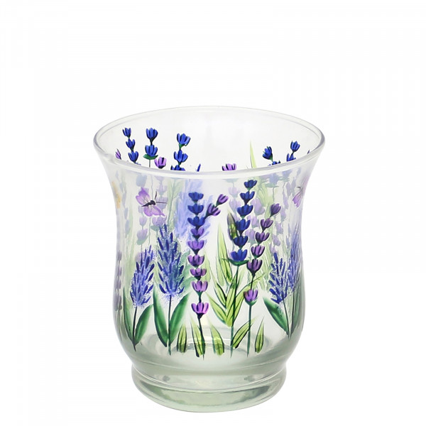 HTI-Living Lavendel Glas Windlicht