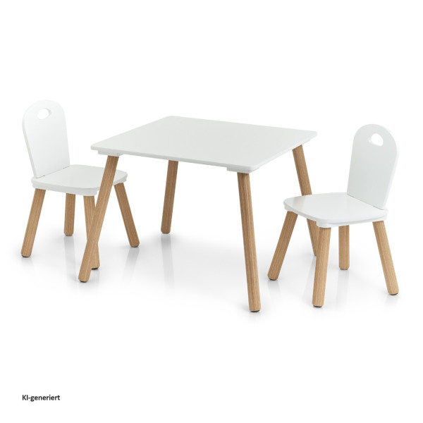 Kinder-Sitzgarnitur "Scandi", 3-tlg., MDF/Kiefer,