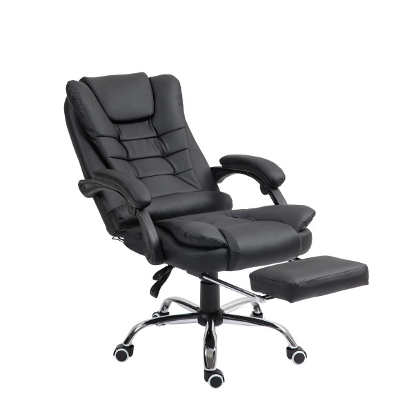 HTI-Living und Fußablage Chefsessel mit Massagefunktion