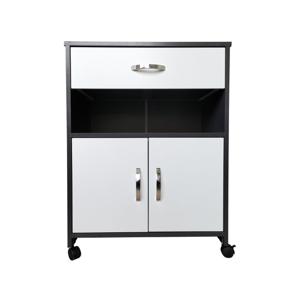 Küchenschrank Blanca Grau Weiß