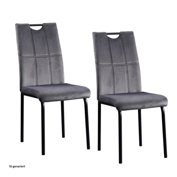 Stuhl Denton Velvet 2er Set