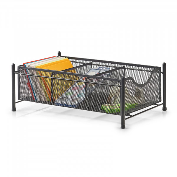 Zeller Present Mesh Schwarz Schreibtisch Organizer