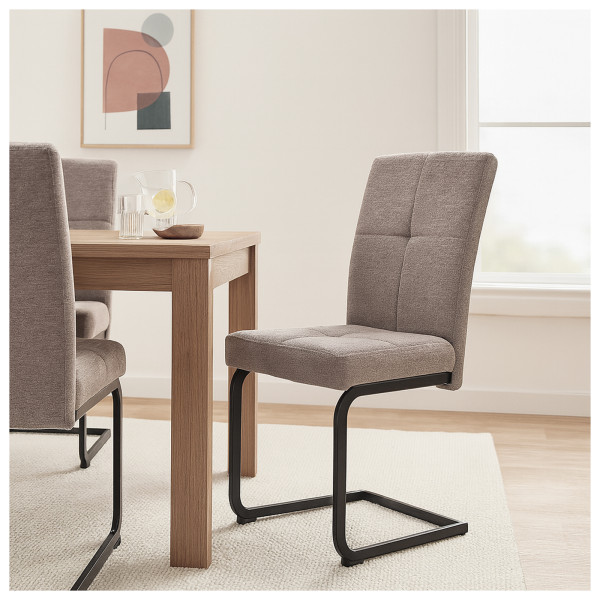 HTI-Living Kinsey Braun 2er-Set Esszimmerstuhl